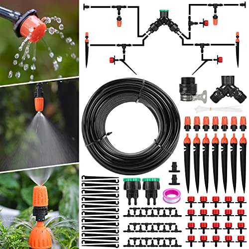Aiglam 40M Bewässerungssystem, Micro Drip...